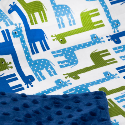 Kocyk GIRAFFE Minky 60 x 75 cm 3
