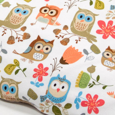 Poduszka dziecięca LULI OWL Minky 40 x 60 cm 02