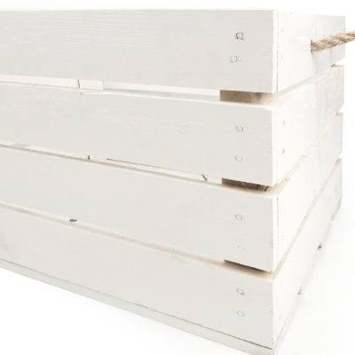 Skrzynka z uchwytami biała VIA DOMO 2