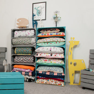 Skrzynia regałowa szara VIA DOMO 2