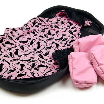 Torba przewijak czarna BLACK CAT 6