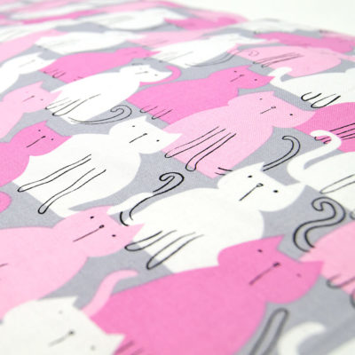 Poduszka dla dzieci płaska KITTY 40x60 cm Minky 5