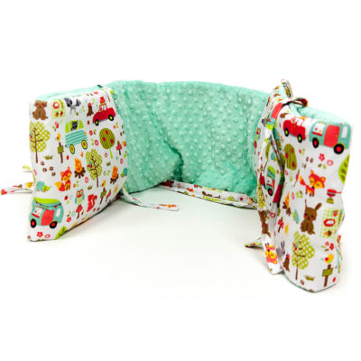 Ochraniacz do łóżeczka CAMP OUT Minky Mon Miracle 2