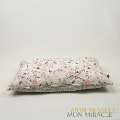 Poduszka BIRDS 40x60 platinum 2