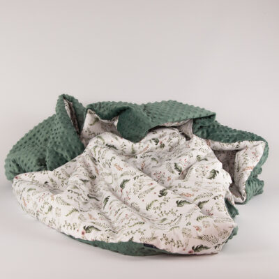 Koc GARDEN Minky bottle green 130x200 cm